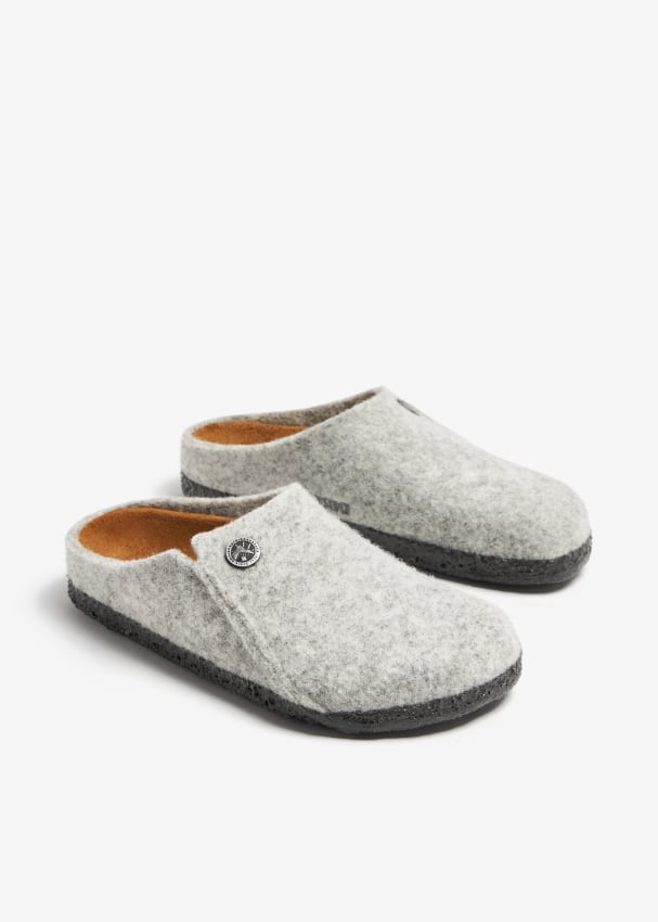 Birkenstock grey felt clogs online