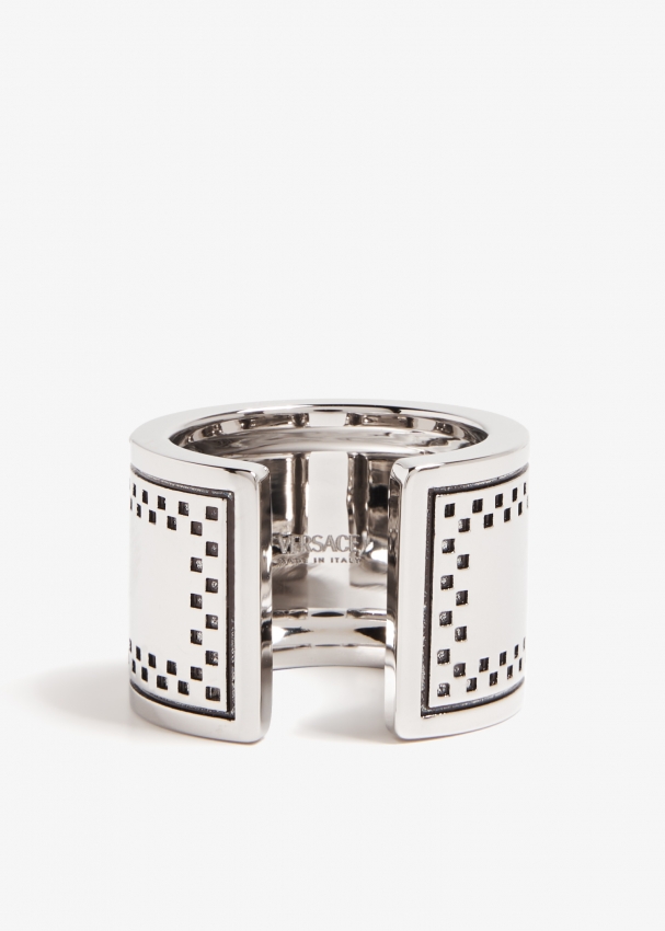 Silver Black Minimalist Anxiety Ring Men - Temu