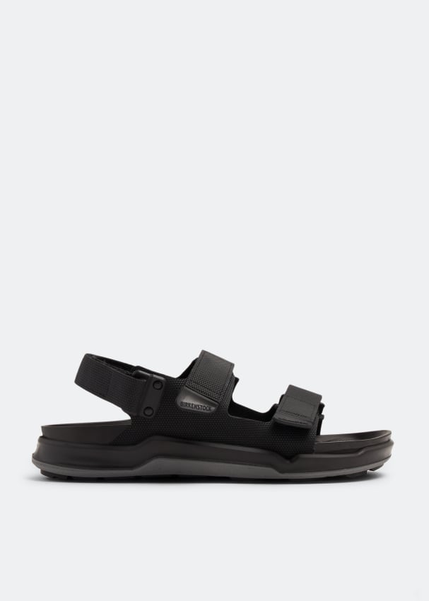 Mens black leather birkenstock sales sandals