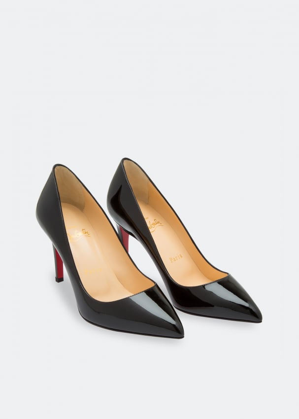 Christian Louboutin Pigalle 85 patent calf leather pumps for Women Black in KSA Level Shoes