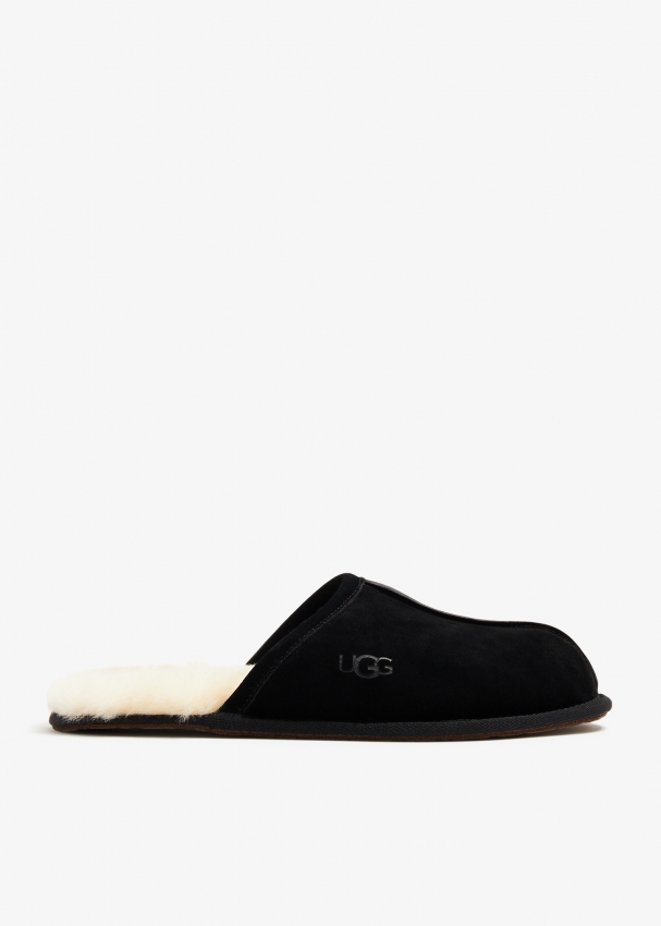 Mens black ugg slipper on sale