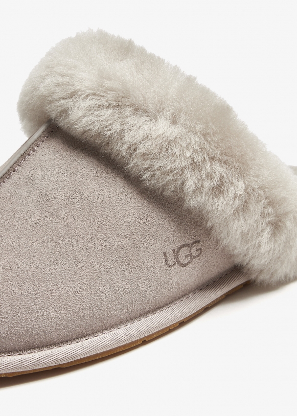 Grey scuffette ii slippers store