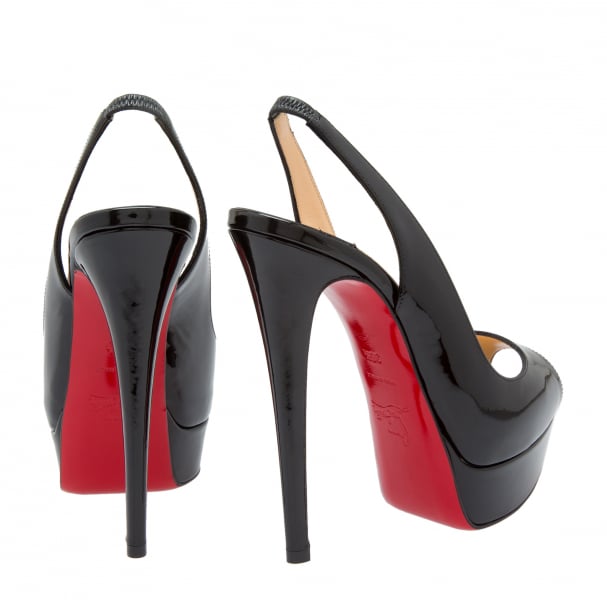 Louboutin lady peep slingback cheap