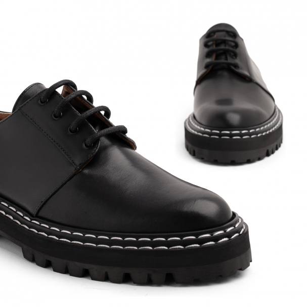 ATP Atelier Maglie lace up shoes for Women Black in Bahrain Level Shoes