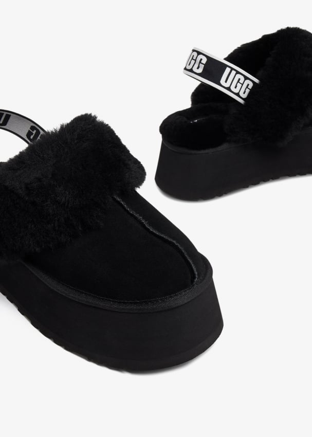 Ugg funkette slipper black deals