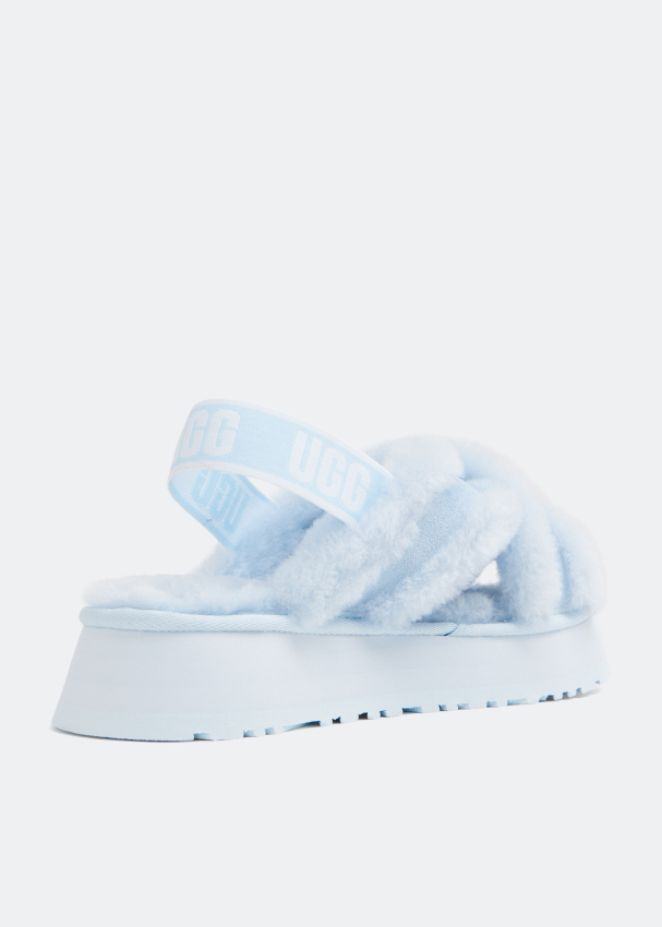 UGG Disco Cross slides for Women Blue in KSA Level Shoes