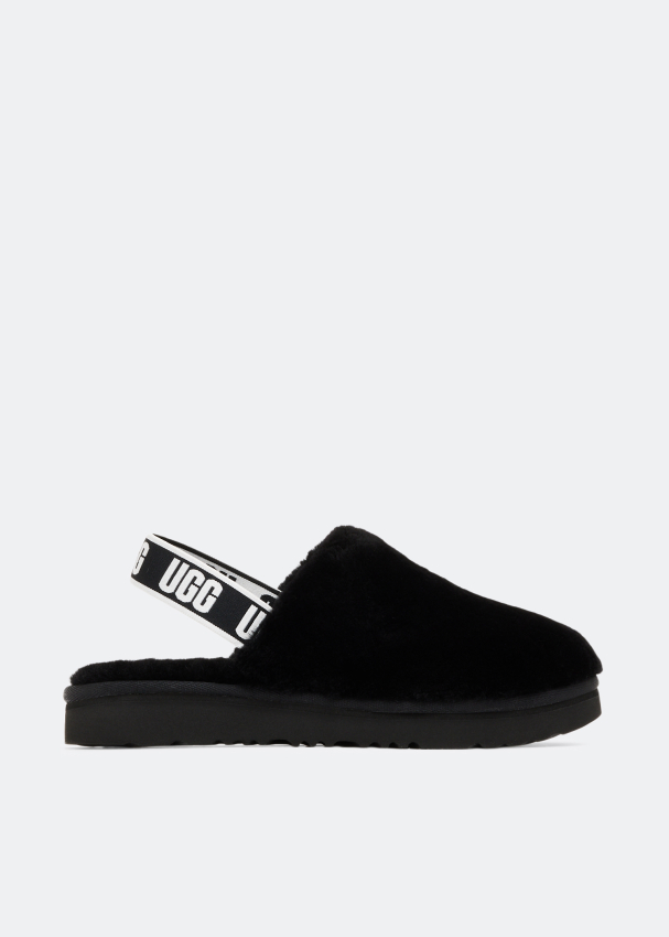 Ugg Fluff Yeah clogs for Girl Black in UAE Level Shoes