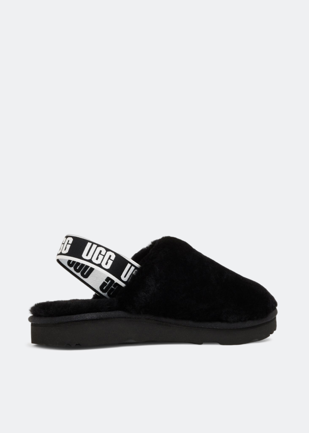 Ugg Fluff Yeah clogs for Girl Black in UAE Level Shoes