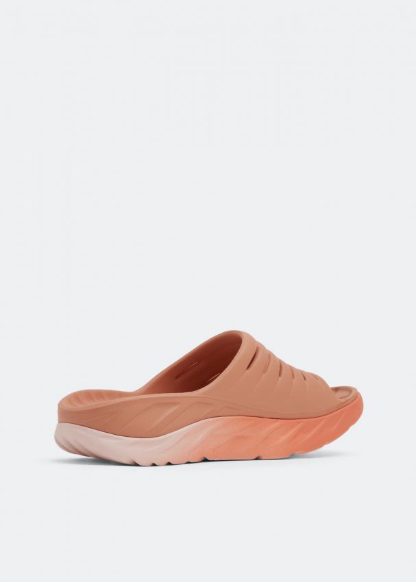 Hoka Ora Recovery slides for Women Orange in UAE Level Shoes
