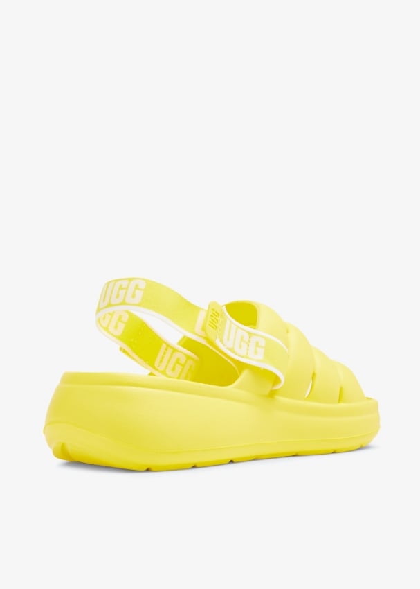 UGG Sport Yeah slide sandals for Girl Yellow in UAE Level Shoes