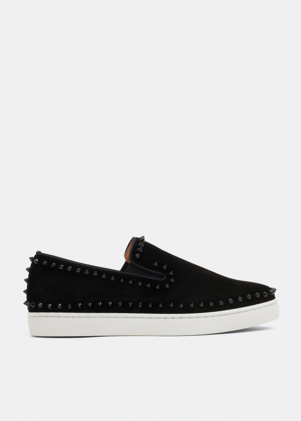 Christian louboutin pik 2025 boat men's flat