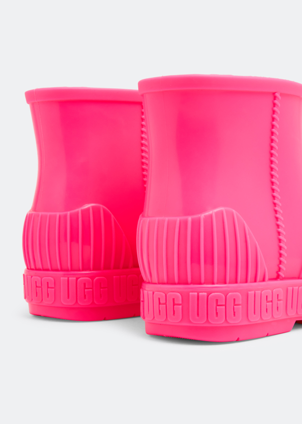 Hot pink ugg rain boots 2025