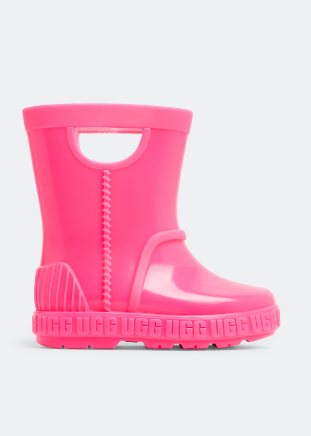 Ugg rain clearance boots pink