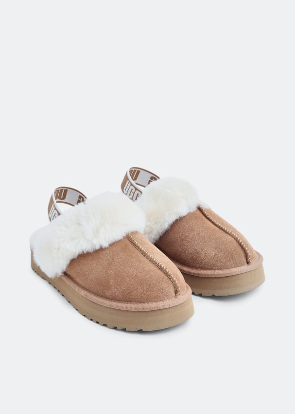 UGG Funkette slippers for Girl - Brown in UAE | Level Shoes