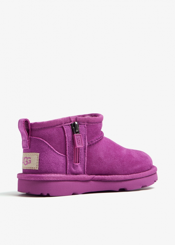Ugg Classic Ultra Mini boots for Girl Pink in UAE Level Shoes