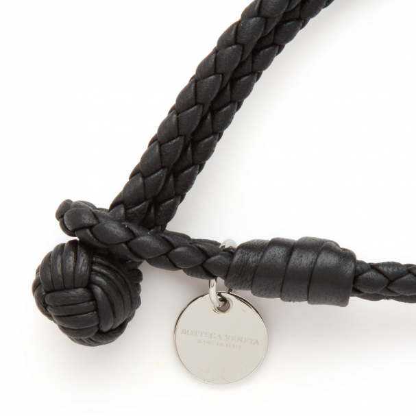 Bottega veneta black nappa outlet bracelet