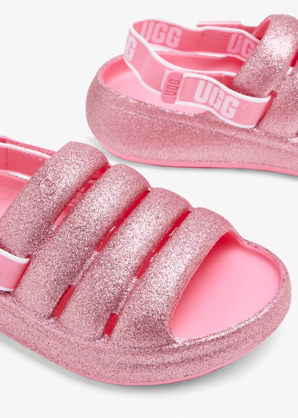 Ugg pink slides outlet
