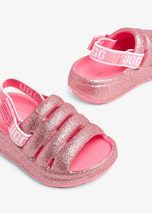 Light pink ugg slides shop