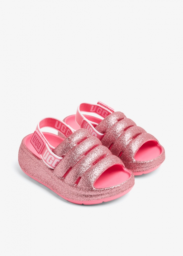 Pink baby hotsell ugg slides