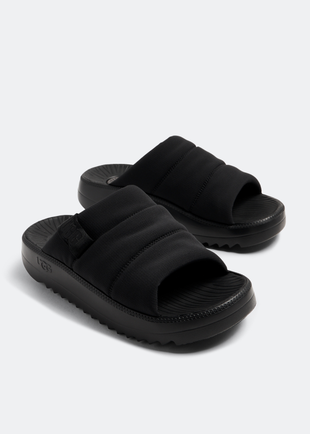 Ugg Maxxer Slide sandals for Men Black in UAE Level Shoes