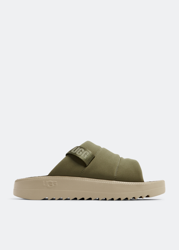 Green store ugg slides