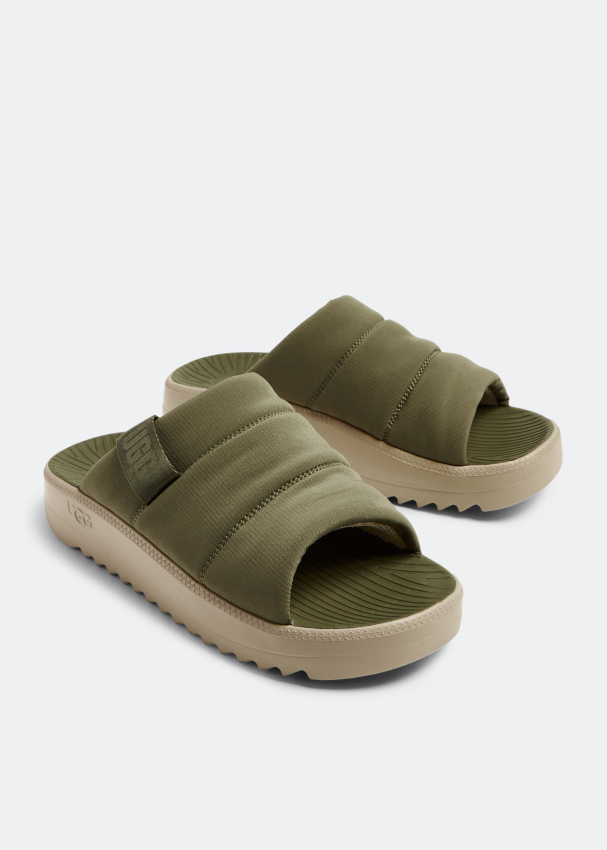 Ugg Maxxer Slide sandals for Men Green in UAE Level Shoes