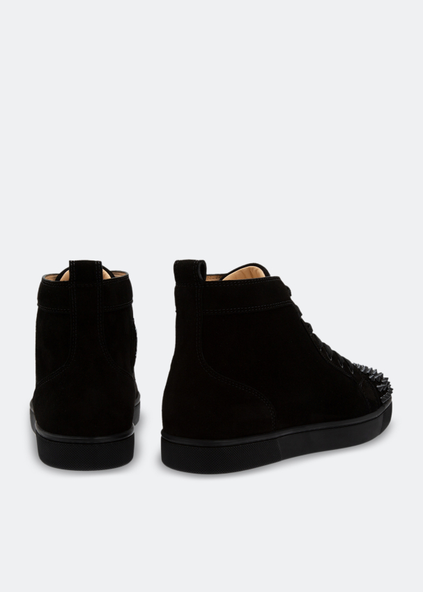 Louboutin suede spikes mens on sale