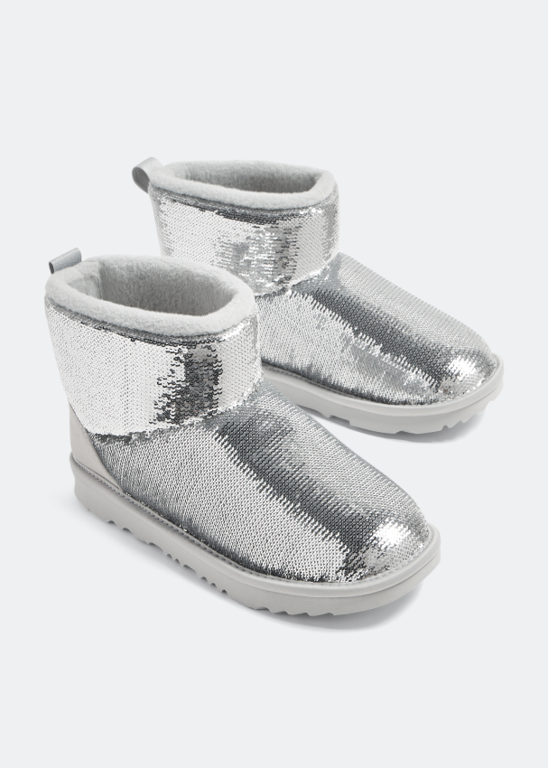 Ugg Classic II Mirror Ball boots for Girl Silver in UAE Level