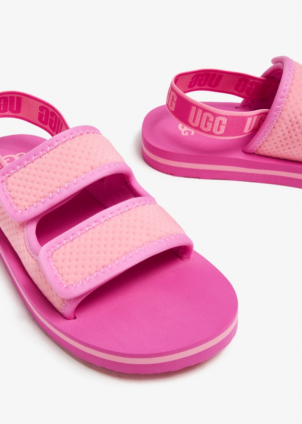 Pink slingback sandals deals