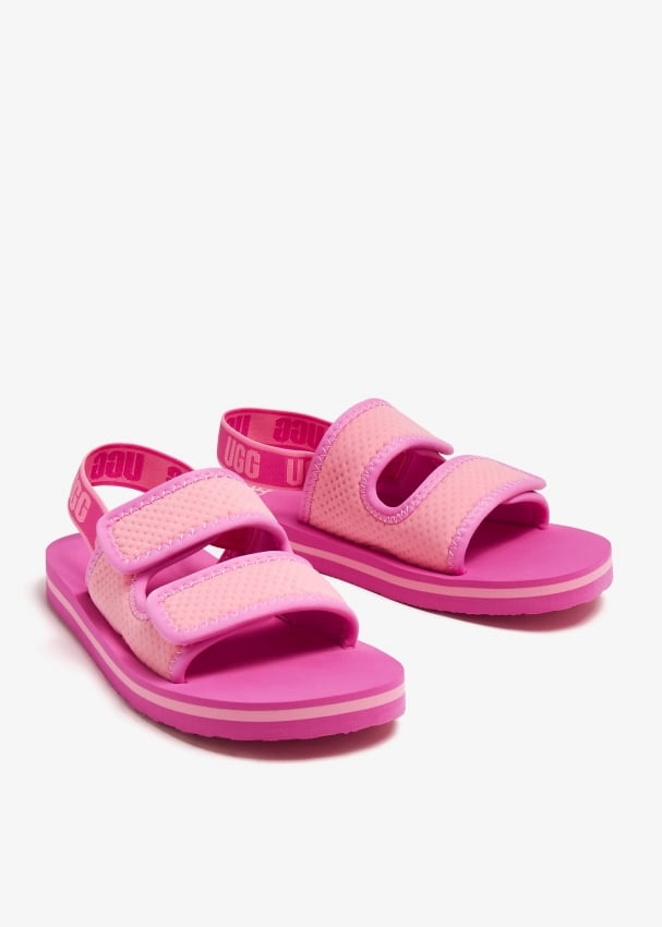 Pink slingback sandals store