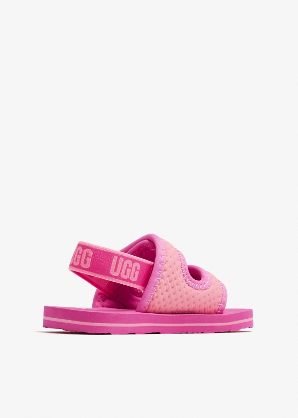 Ugg baby sandals pink clearance