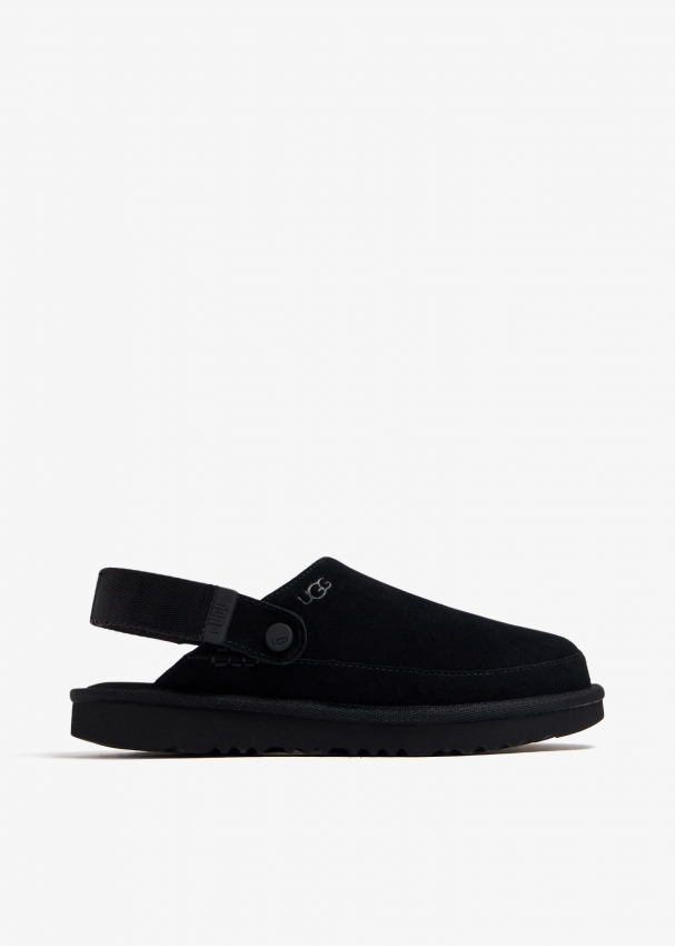 Black ugg deals clogs