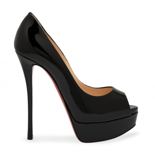Christian Louboutin Fetish peep pumps for Women Black in UAE