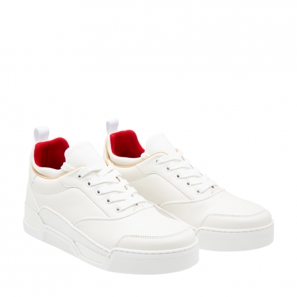 Christian Louboutin Aurelien flat sneakers for Men - White in Kuwait