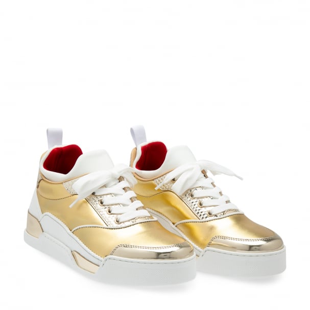 Christian Louboutin Aurelien sneakers for Women Gold in UAE