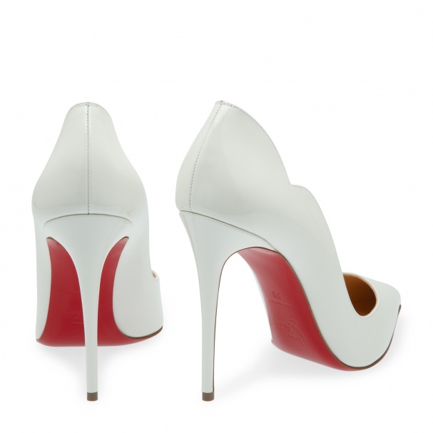 Christian louboutin white pumps hotsell