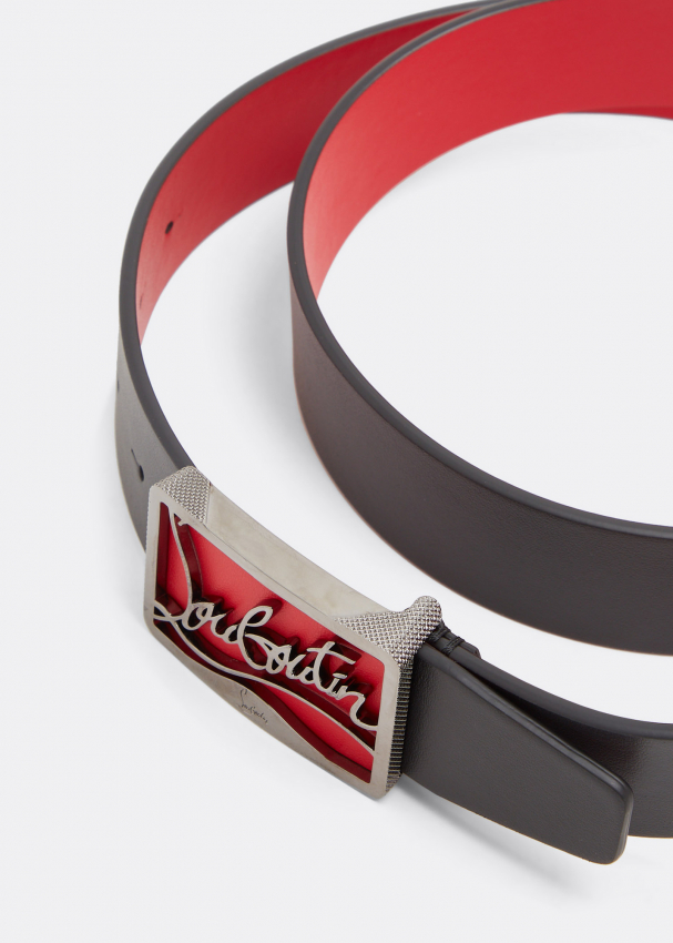 Christian Louboutin Ricky belt for Men Black in UAE Level Shoes