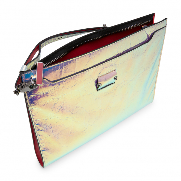 Christian Louboutin Skypouch clutch for Men Silver in UAE