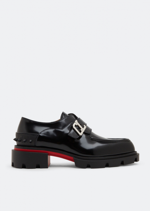 Christian Louboutin Our Georges monk strap shoes for Men Black