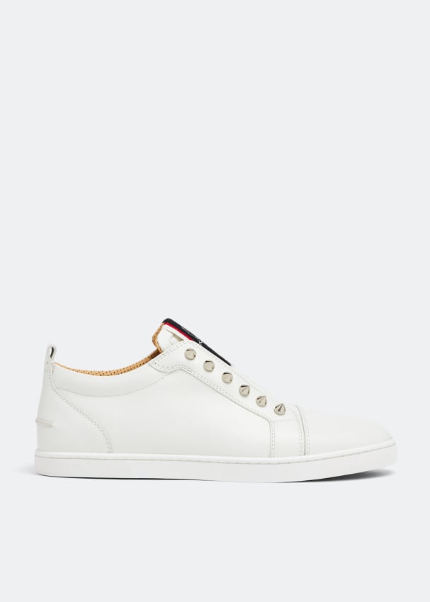 F.A.V Fique A Vontade woman - Sneakers - Calf leather - White - Christian  Louboutin
