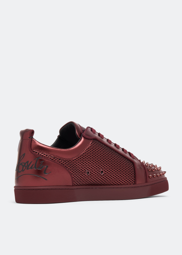 burgundy christian louboutin men