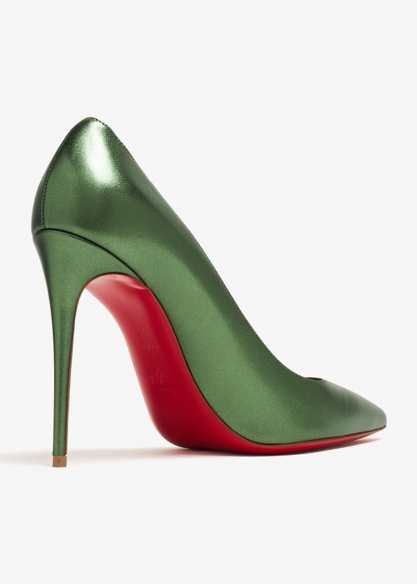 Christian louboutin green clearance pumps