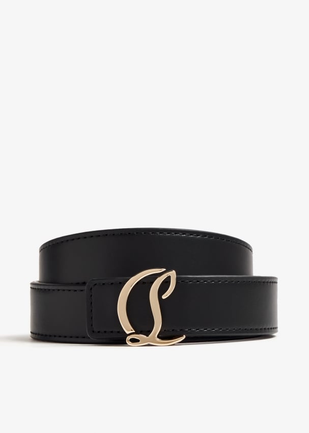 Christian Louboutin CL logo belt for Women - Black in KSA | Level Shoes