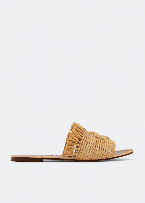 eleanor raffia slide