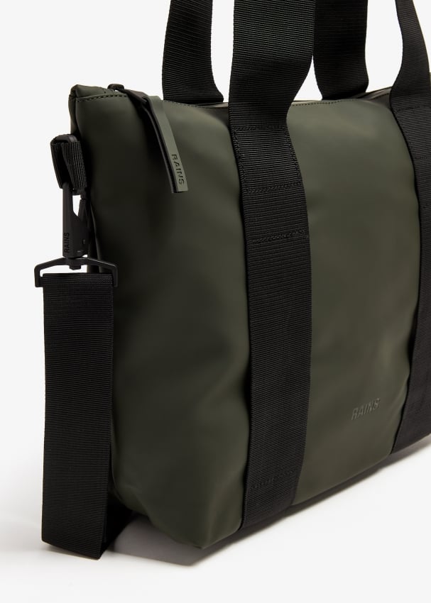 Rains Micro tote bag for ADULT UNISEX Men Women Green in UAE Level Shoes