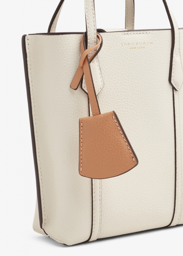 Tory Burch Mini Perry tote bag for Women White in Oman Level Shoes