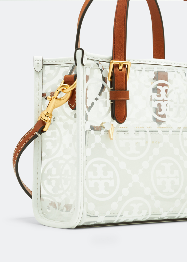 Tory Burch Mini T Monogram Clear Tote Clear Women