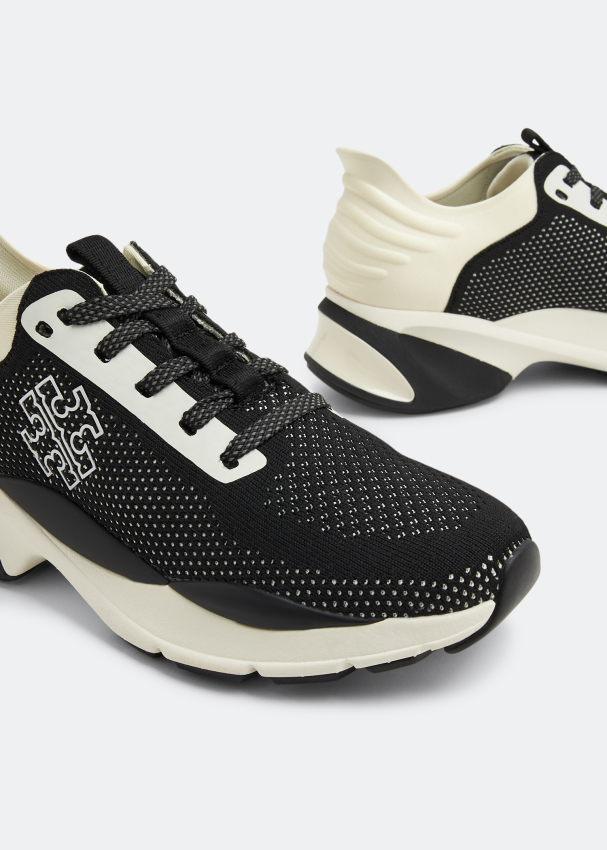 Tory Burch Good Luck knit sneakers for Women - Black in UAE | Level Shoes