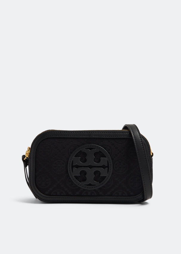 Tory Burch Miller T Monogram mini crossbody bag for Women - Black in ...