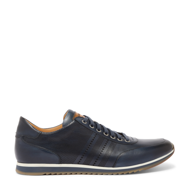 Magnanni Leather sneakers for Men - Blue in KSA | Level Shoes